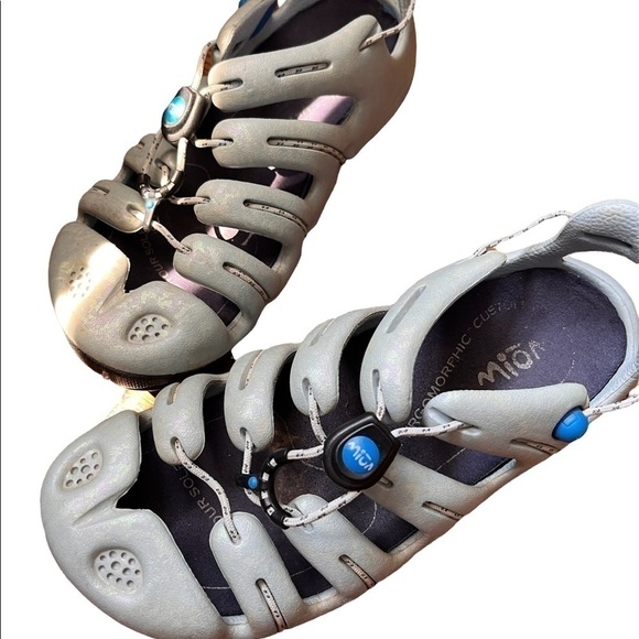 MION Women 8 Blue Hiking
Trail Beach Sand Water Sandals
Shoes Ergomorphic s/ 6 - Picture 1 of 6